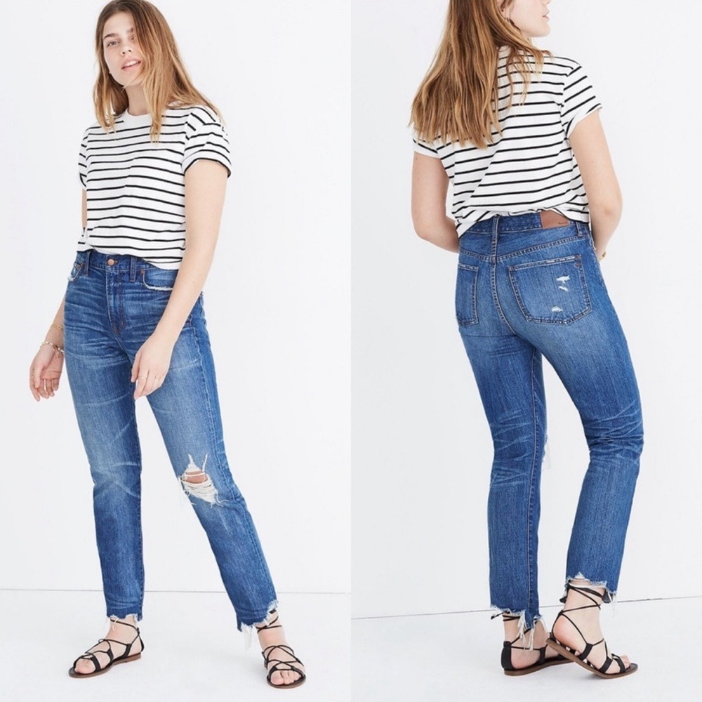 Madewell The Perfect Summer Jean:‎ Destructed Edition Size 29